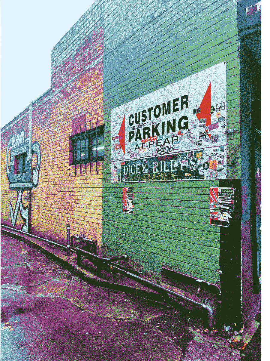 Street corner background